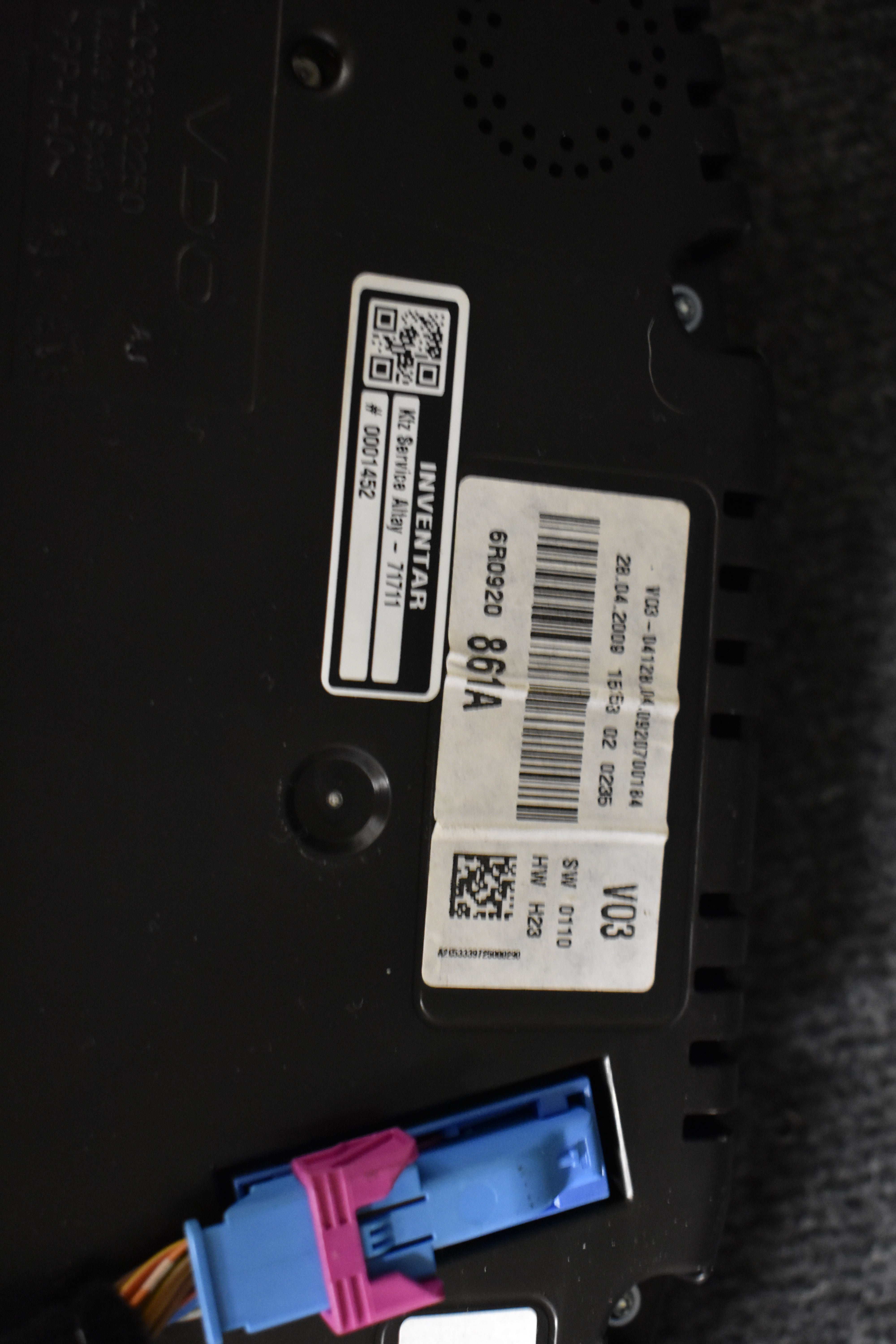 Volkswagen Polo Kombiinstrument Tacho 6R0920861A