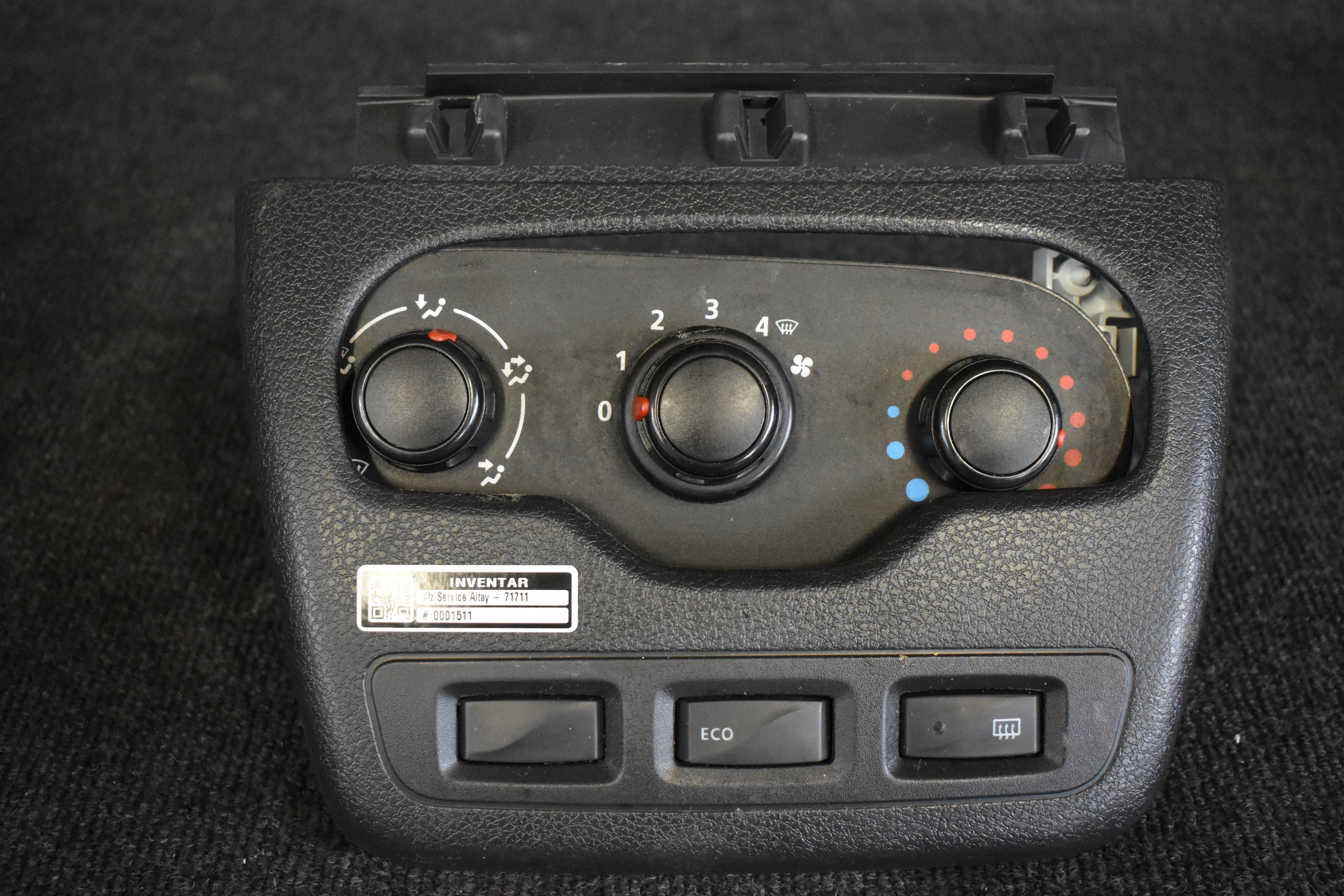 Renault Heizung Bedienpaneel 5P3741000 / Schalter(Rahmen) 275009445R