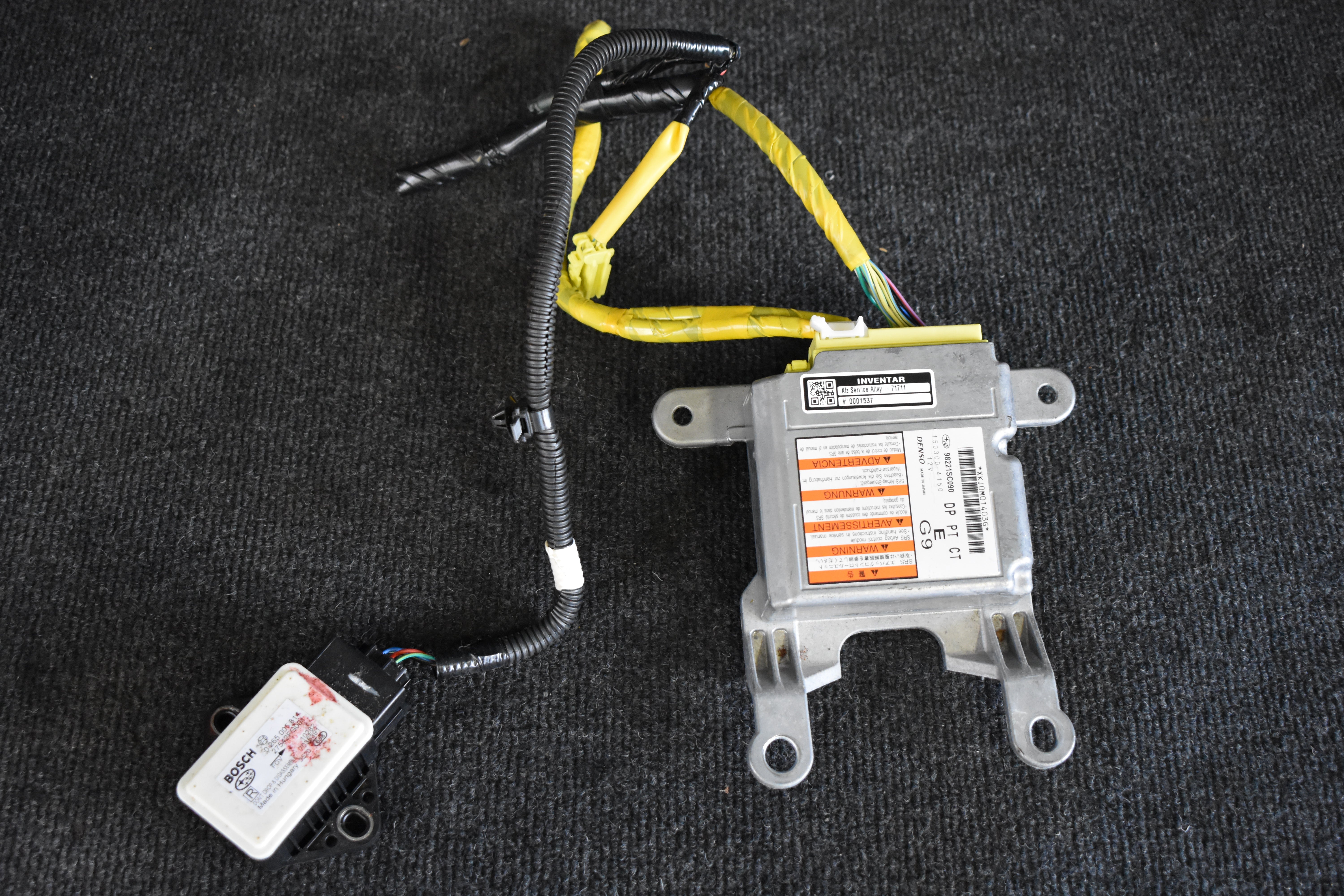 Subaru Forester 98221SC090 Steuergerät / BOSCH 0265005814 Sensor Querbeschleunigung