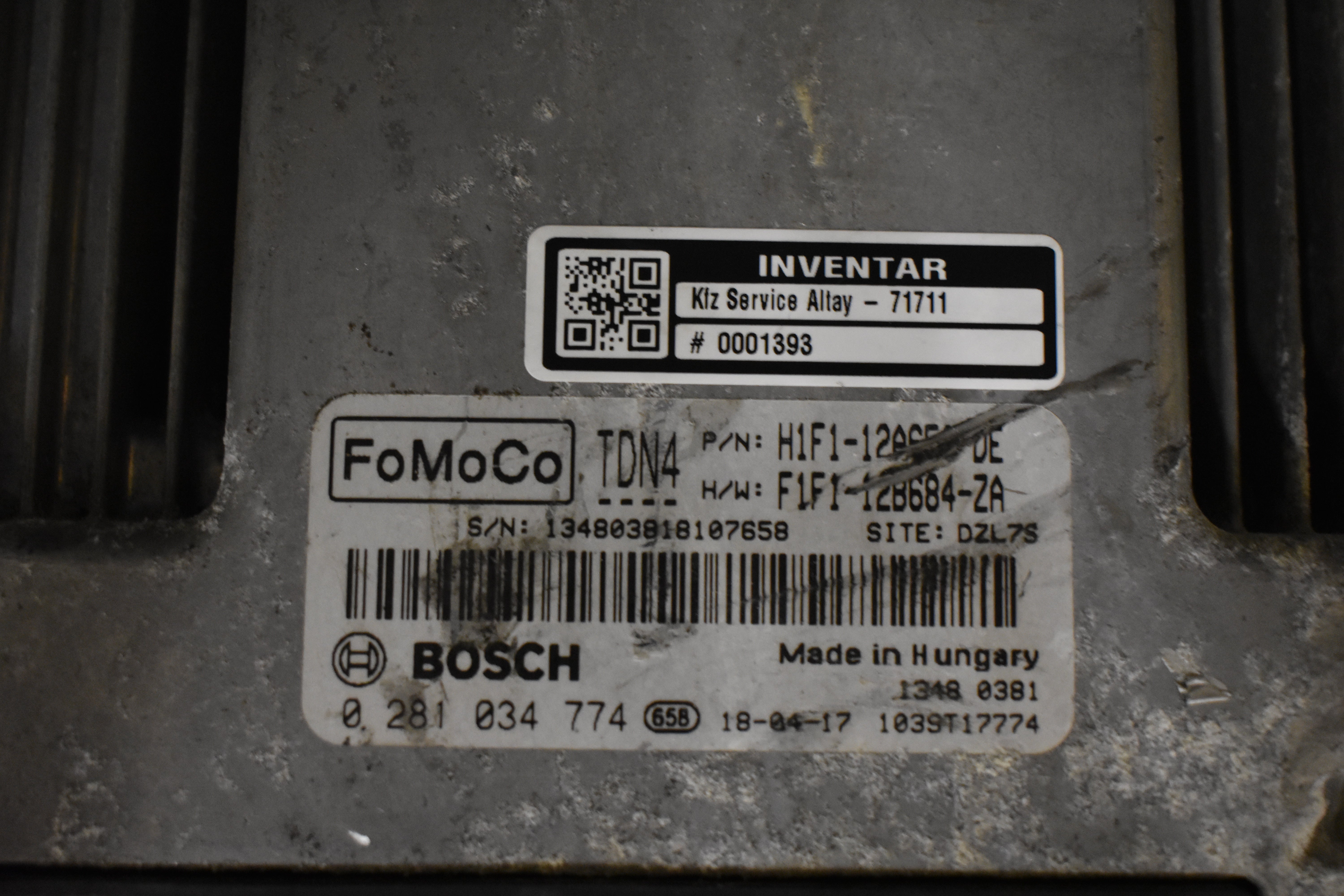 Ford Focus Motorsteuergerät H1F1-12A650-DE