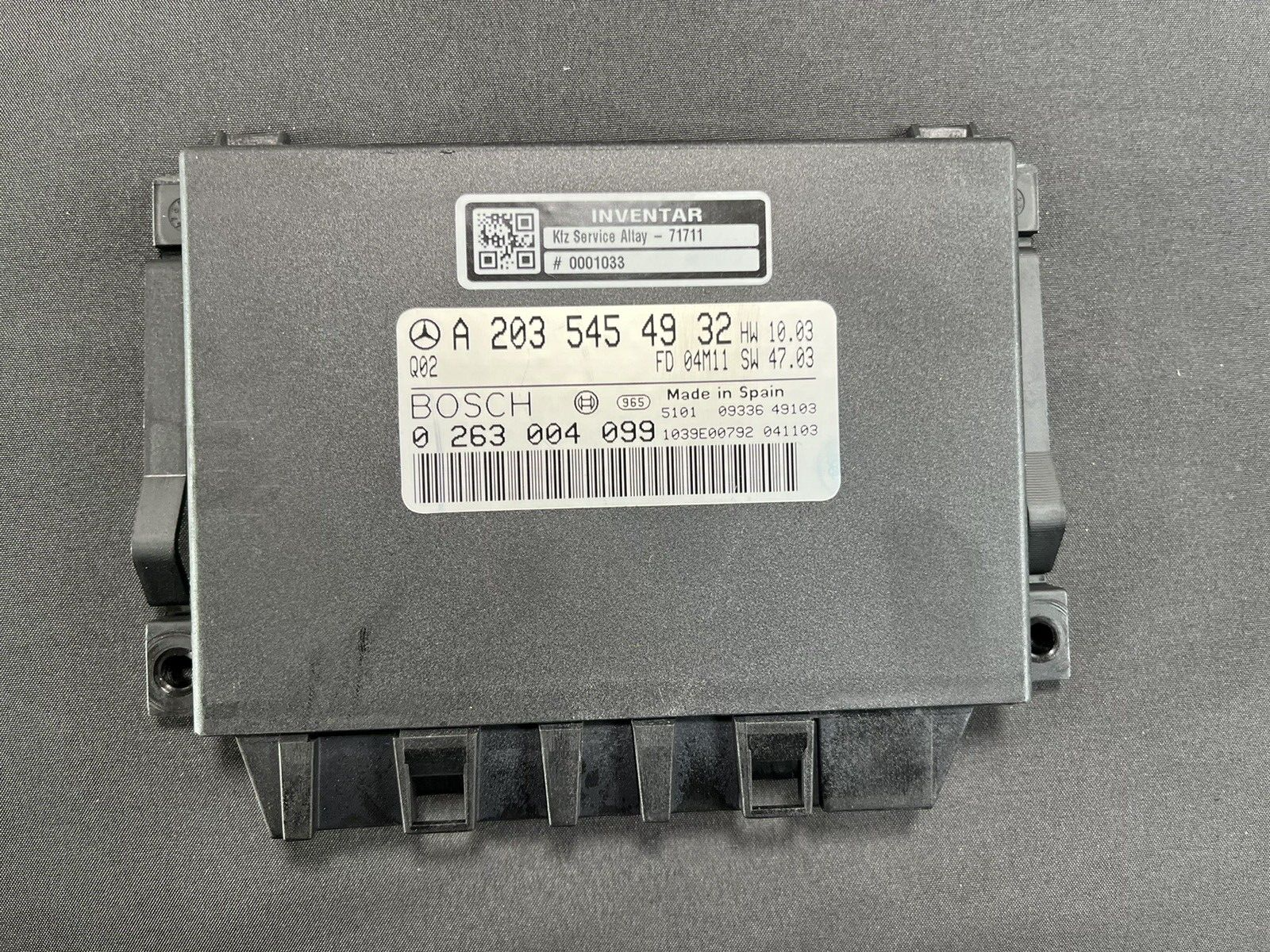 MERCEDES-BENZ C-Klasse W203 Steuergerät Einparkhilfe A2035454932 PDC