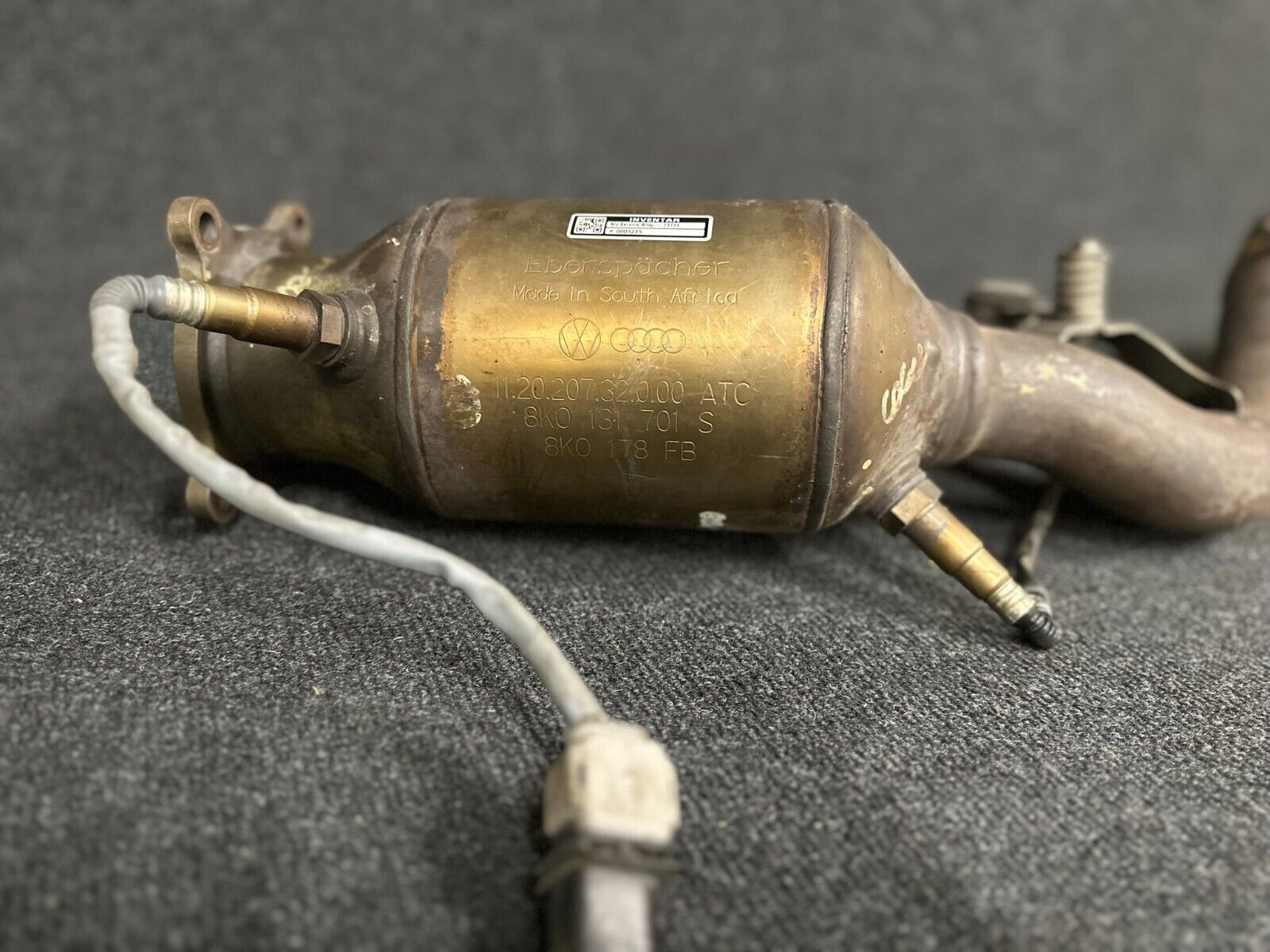 Audi A4 B8 1.8 2.0 TFSI TDI Kat Katalysator Abgasrohr 8K0254250QX 8K0131701S