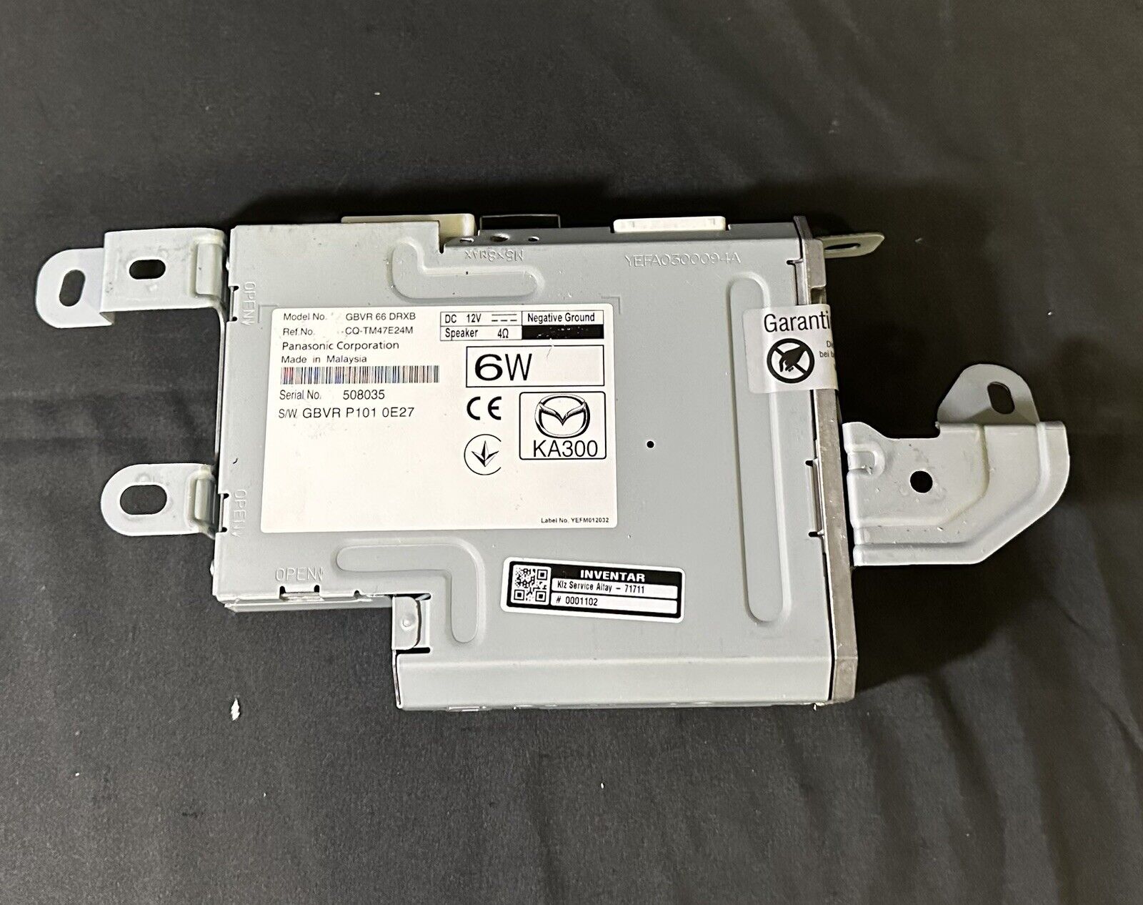 Mazda 6 / CX5 SKYACTIV-D 150 2019 Navi Steuergerät Navigation Radio GBVR66DRXB