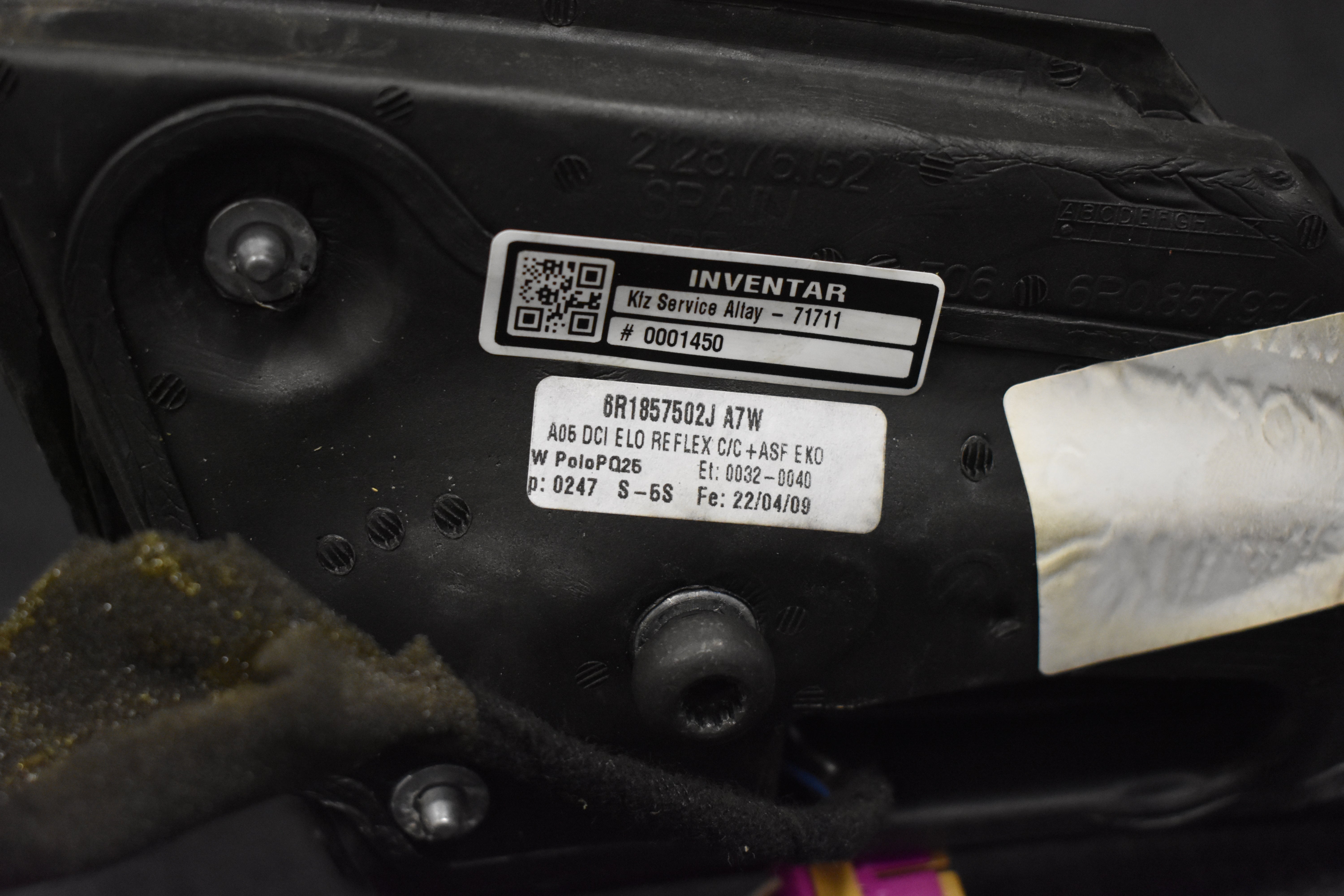 Volkswagen Polo Außenspiegel rechts 6R1857502J BESCHÄDIGT