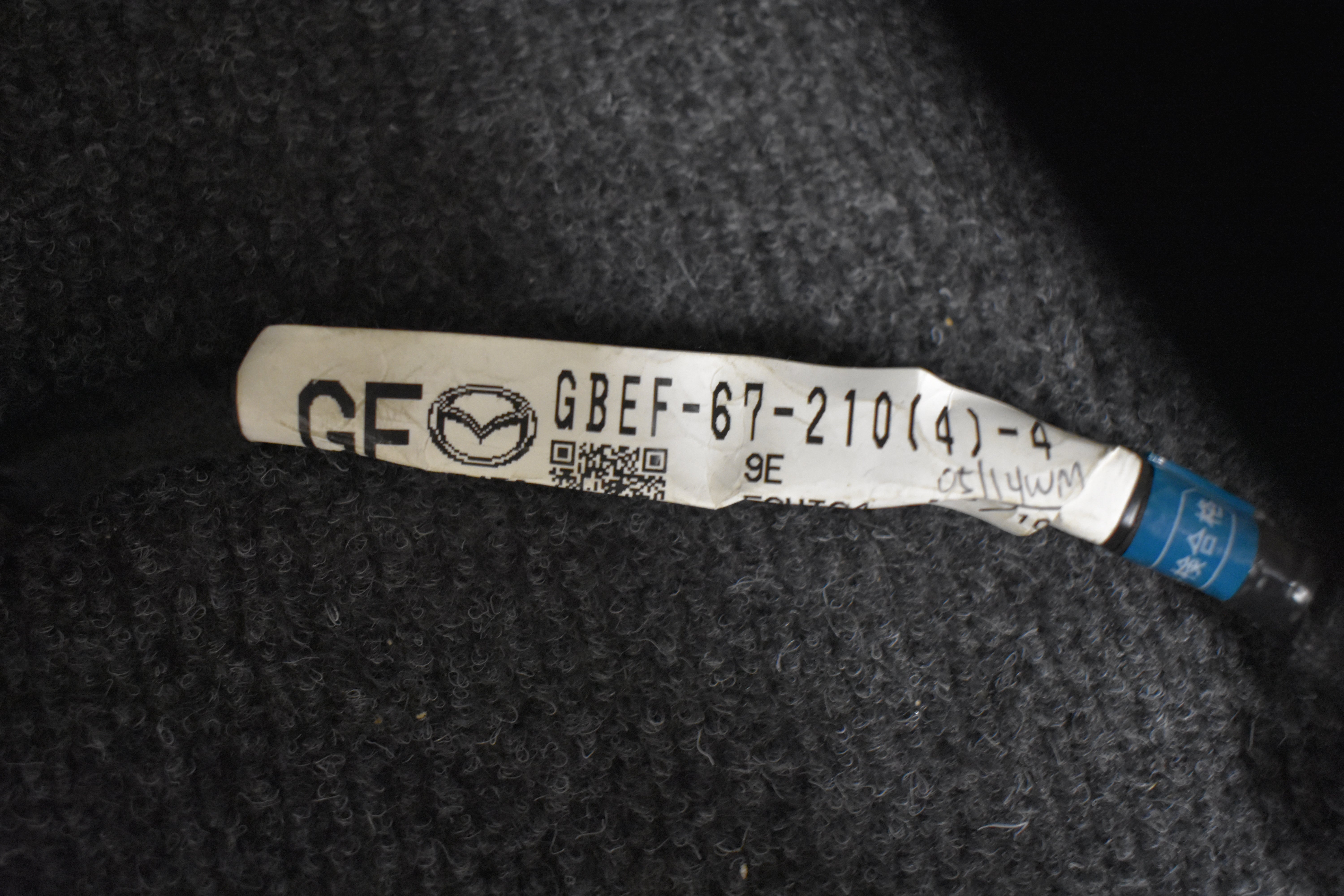 Mazda 6 / CX5 SKYACTIV-D 150 2019 Verkabelung Hintertür - Mazda