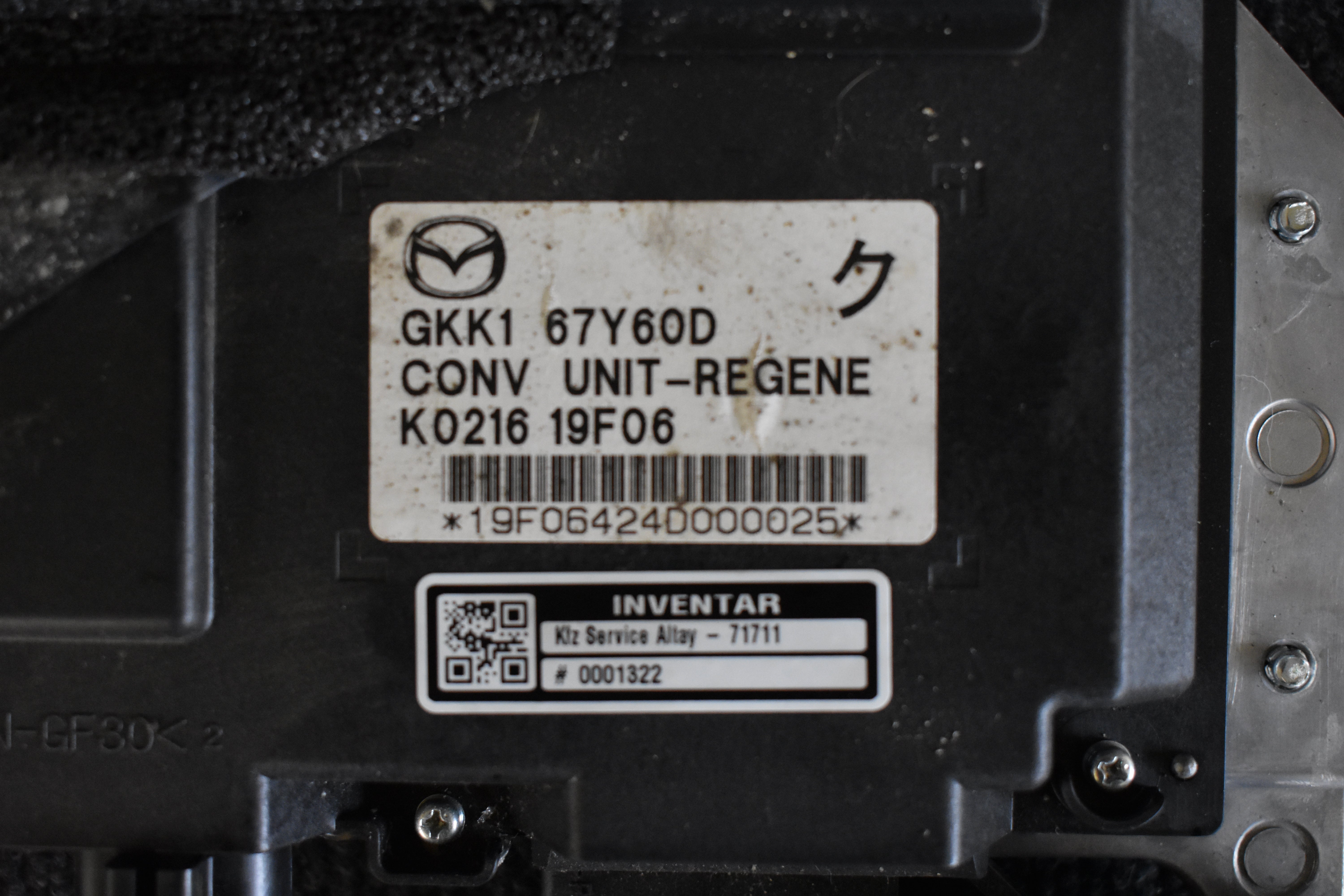 Mazda 6  Original-Konverter ECU-Steuermodul