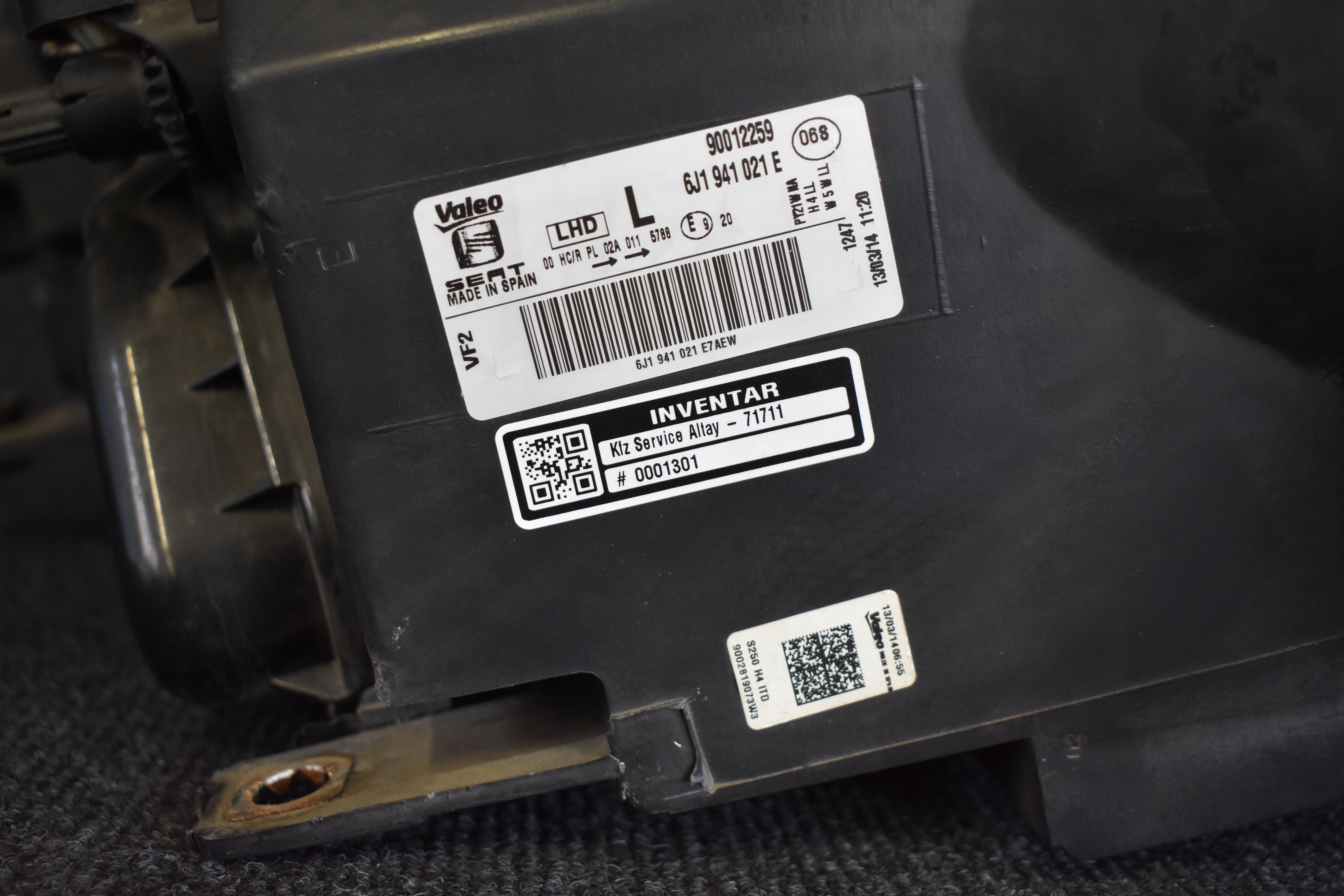 Scheinwerfer links gebraucht Valeo 6J1941021E Seat Ibiza 6J