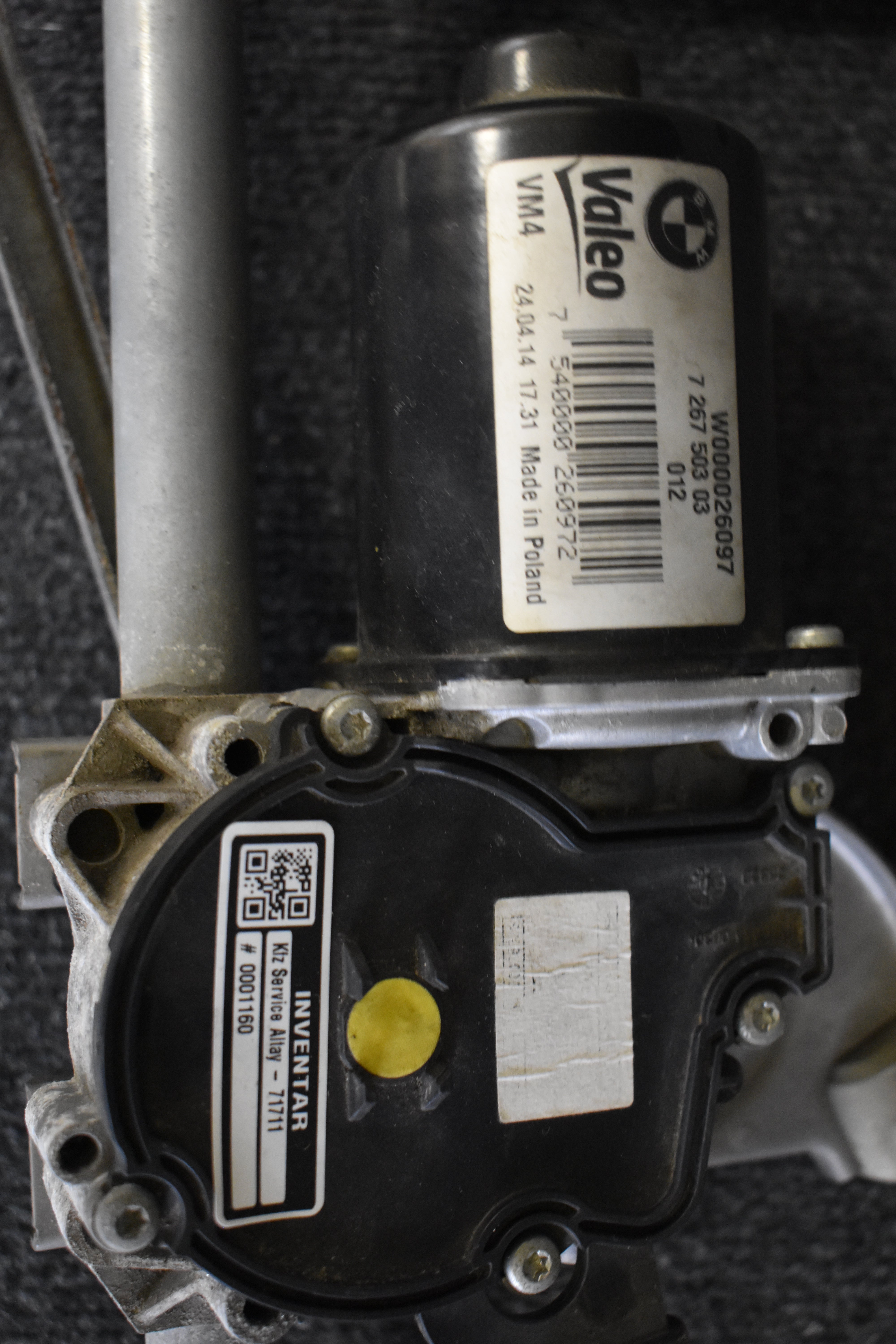 BMW Wischermotor W000026097 Vorne