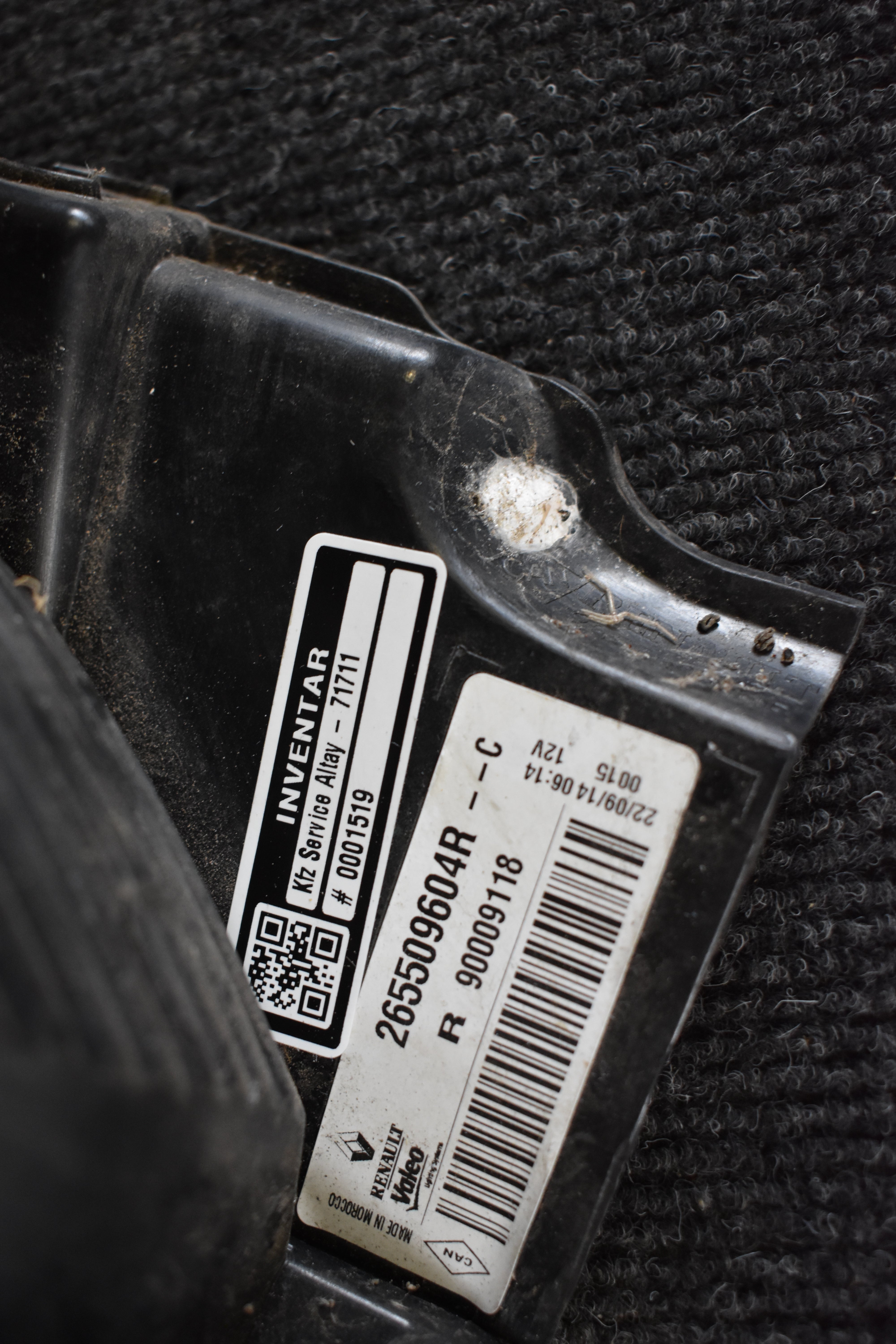 Renault 265509604R Rückleuchte rechts