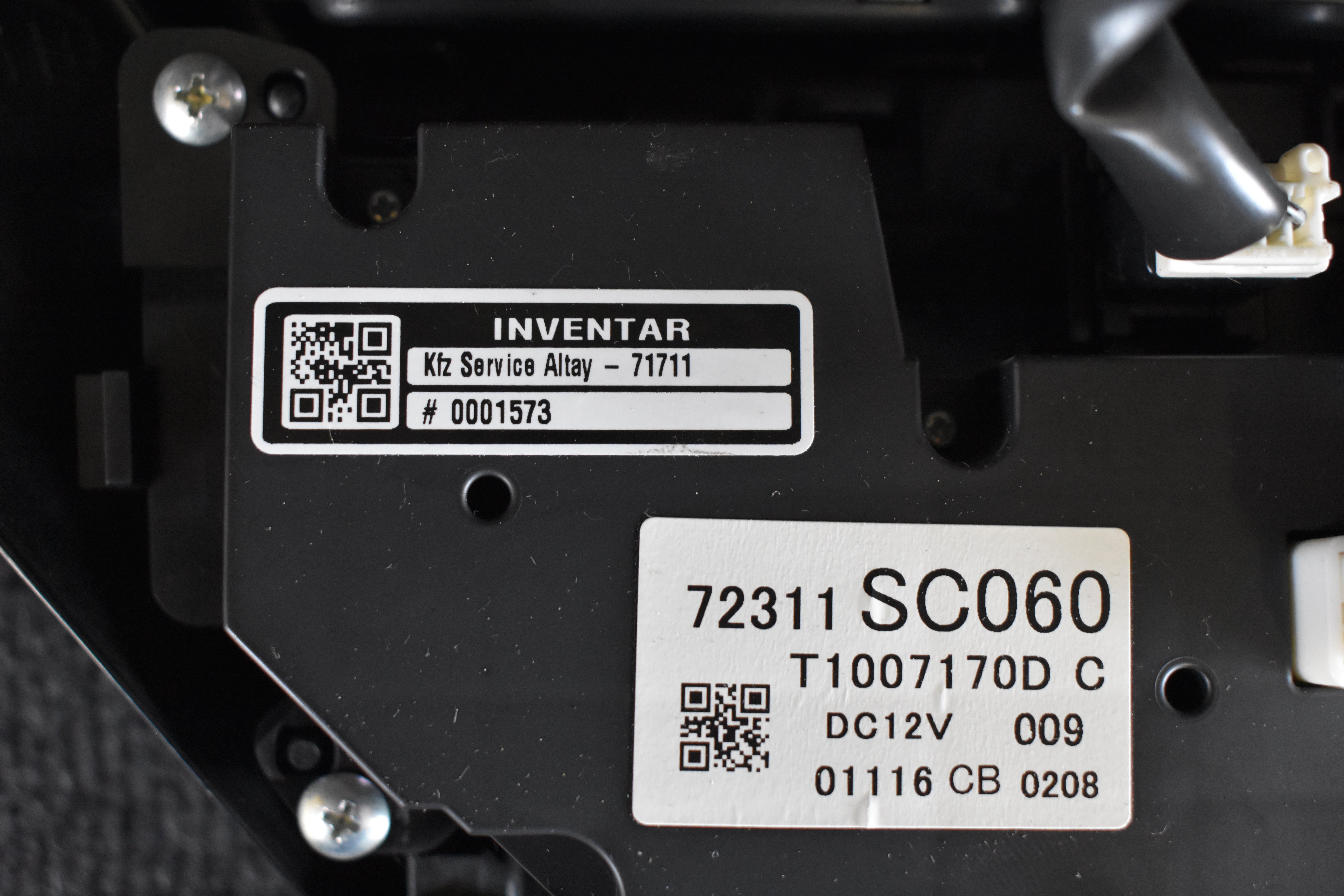 Subaru Forester 72311SC060 Heizung Bedienfeld / 66110FG020 Kühlergrilllüfter