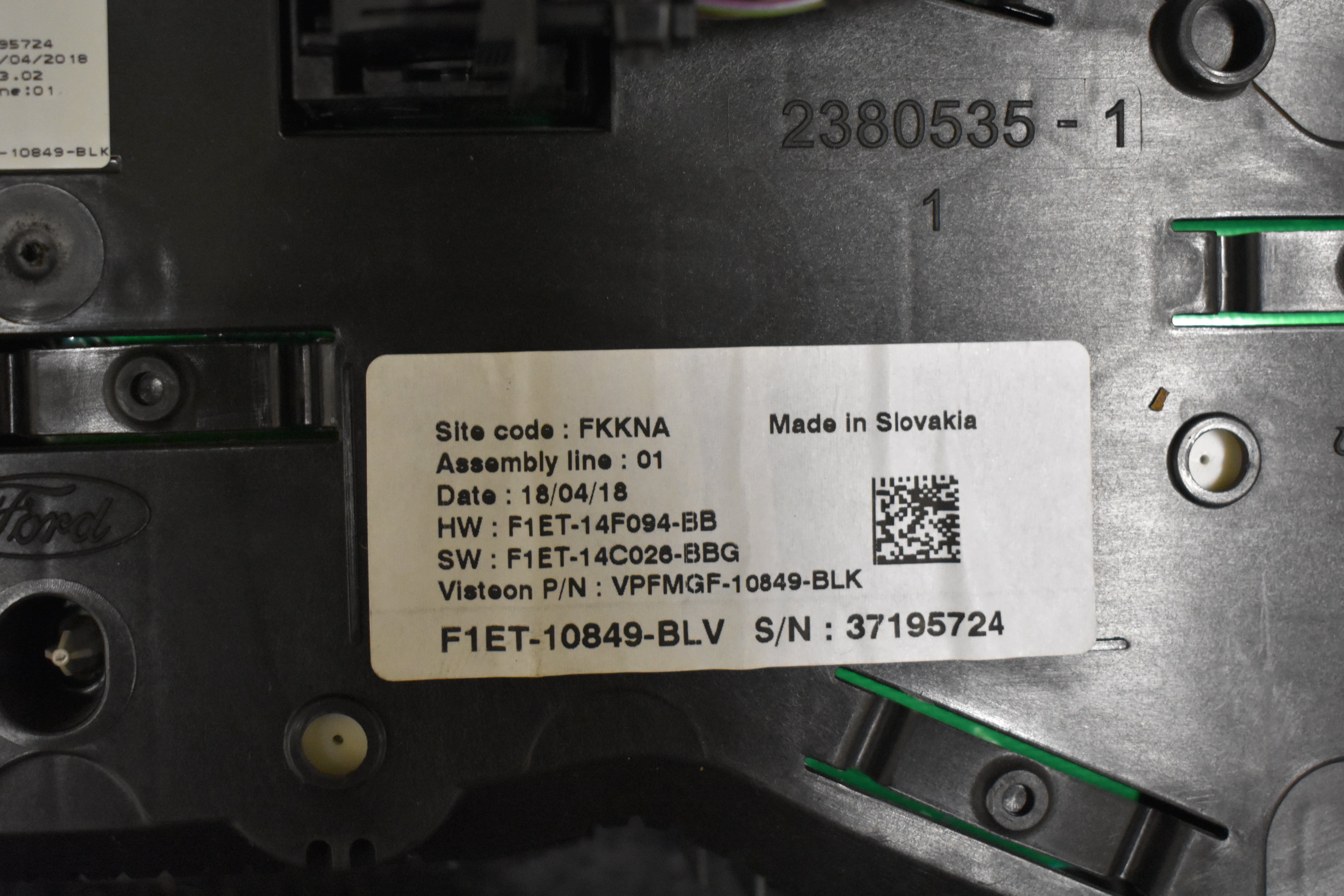 Ford Focus INSTRUMENTENTAFEL F1ET-10849-BLV