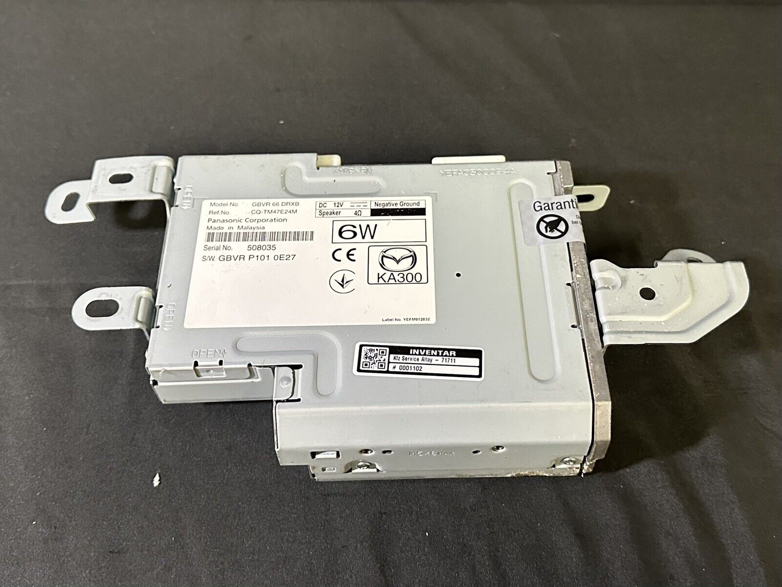 Mazda 6 / CX5 SKYACTIV-D 150 2019 Navi Steuergerät Navigation Radio GBVR66DRXB