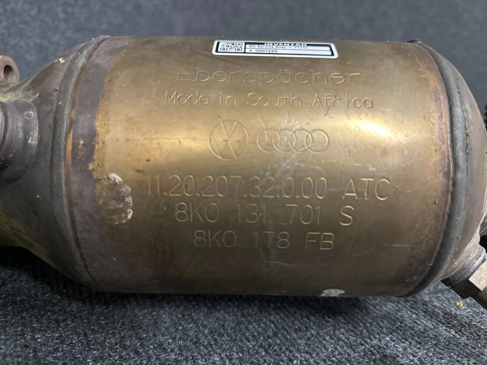 Audi A4 B8 1.8 2.0 TFSI TDI Kat Katalysator Abgasrohr 8K0254250QX 8K0131701S